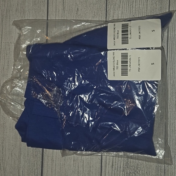 VLONE x Juice World Men's 999 T-Shirt Blue & Orange Size S NWT - Picture 9 of 9